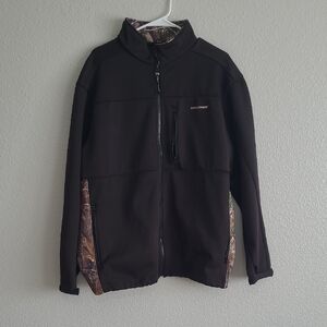 Realtree Black and Camouflage Performance Jacket